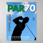 Golf Sports Magazine Cover - Par 70 Poster