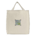 Golf Square embroidered bags