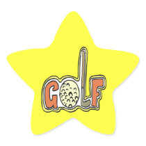 Golf Sticker