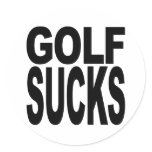 Golf Sucks stickers