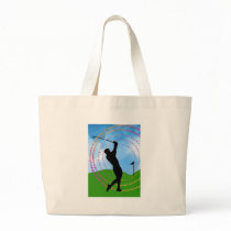 Golf Swing Tote Bags