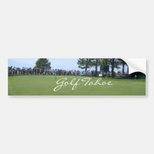 Golf Tahoe Bumper Sticker Golfing Tahoe Collection