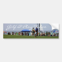 Golf Tahoe Bumper Sticker Golfing Tahoe Collection