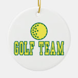 golf team logo design ornament