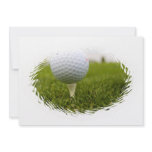 Golf Tee Design Invitation
