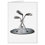 Golf Trophy Greeting Cards