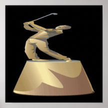 Golf Trophy Posters