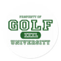 Golf University stickers