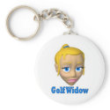 golf widow keychains