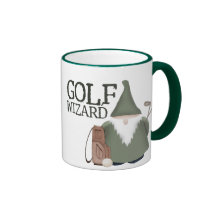 Golf  Wizard Coffee Mugs