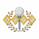 Golf Wreath embroidered shirts