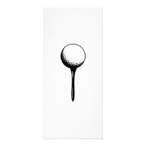 Golfball for Custom Golf Apparel rack cards