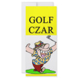 GOLFer czar joke rack cards