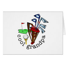 GOLFER GRANDPA CARDS