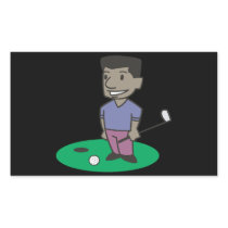 Golfer Sticker