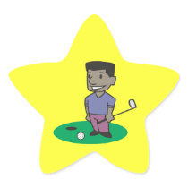 Golfer Stickers