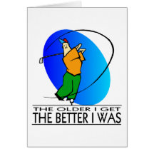 Golfer's  Birthday Card