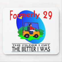 Golfer's  Birthday Mousepad