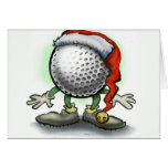Golfer's Christmas Card