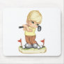 Golfing Boy Mousepad