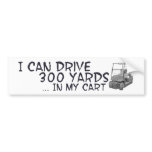 Golfing Drive bumper stickers