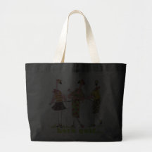 Golfing Flamingos bag