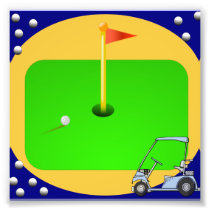 Golfing Green Photo Print