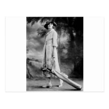 Golfing in Style, 1920s Post Card