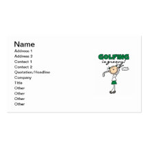 Golfing is Groovy Business Cards