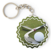 Golfing Keychain