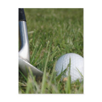 Golfing Photo Postcard