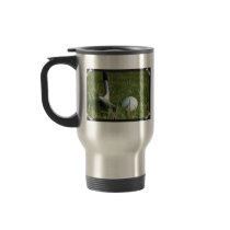 Golfing Photo Stainless Travel Mug