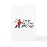 Golfing Santa Card