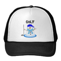 Golfing Snowman Hats