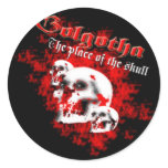 Golgotha Round Sticker