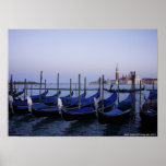 Gondolas in Venice Posters