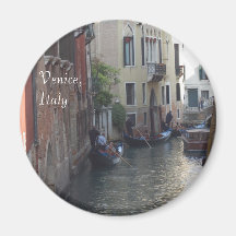 Gondoliers in Venice, Italy Refrigerator Magnet