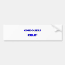 Gondoliers Rule! Bumper Stickers