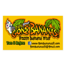 Gone Bananas Business Card Template