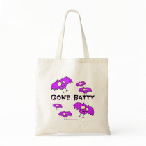 Gone Batty Canvas Bags