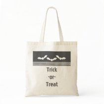 Gone Batty Halloween Bag, Dark Grey