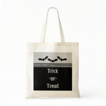 Gone Batty Halloween Bag, Light Grey