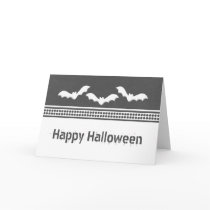 Gone Batty Halloween Card, Dark Grey