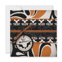 Gone Batty Square Invitation 2
