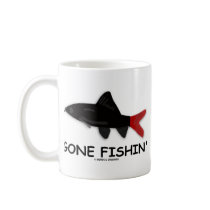 Gone Fishin' (Epalzeorhynchos bicolor) Coffee Mug