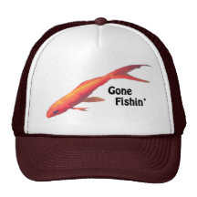 Gone Fishin' Mesh Hat