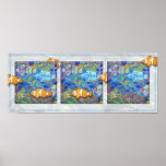 Gone Fishin' Triptych Poster
