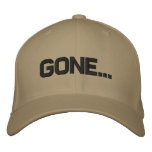 Gone Fishing embroidered hats