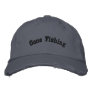 Gone Fishing Embroidered Baseball Cap