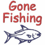 Gone Fishing Embroidered Shirt embroidered shirts